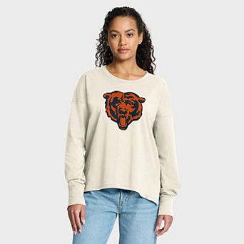 Women's Fanatics Cream Chicago Bears Dove Legacy Long Sleeve T-Shirt