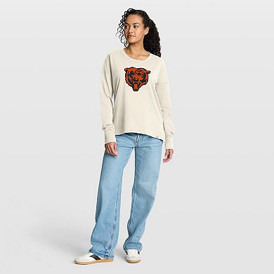 Women's Fanatics Cream Chicago Bears Dove Legacy Long Sleeve T-Shirt