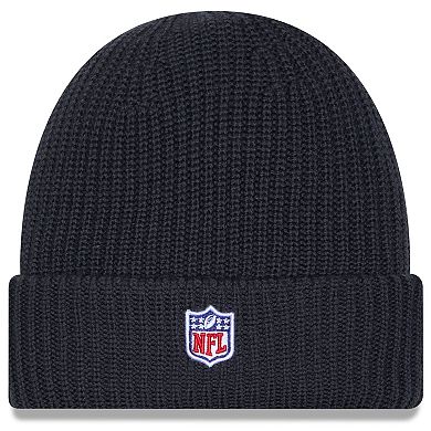 Men's New Era Charcoal Los Angeles Chargers 2025 Sideline Cold Weather Cuffed Knit Hat
