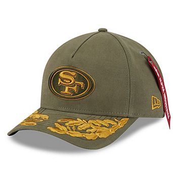 Men's New Era x Alpha Industries Olive San Francisco 49ers A-Frame 9FORTY Adjustable Hat