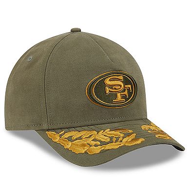 Men's New Era x Alpha Industries Olive San Francisco 49ers A-Frame 9FORTY Adjustable Hat