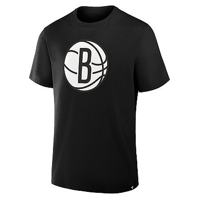 Men's Fanatics Black Brooklyn Nets Essential Legacy T-Shirt