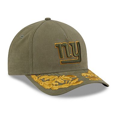 Men's New Era x Alpha Industries Olive New York Giants A-Frame 9FORTY Adjustable Hat