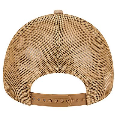 Men's New Era Tan Philadelphia Eagles Wheat Camo 9FORTY Adjustable Hat