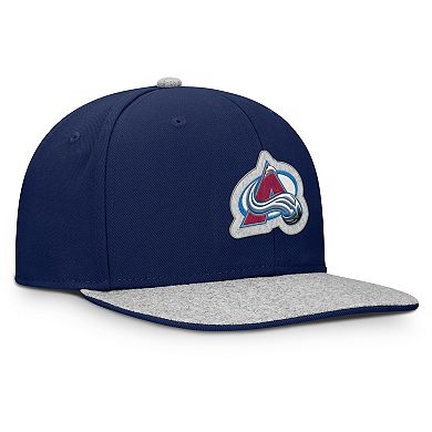 Men's Fanatics Navy Colorado Avalanche Fundamentals Loden Snapback Hat