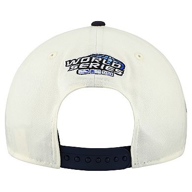 Men's New Era Cream/Navy Boston Red Sox World Series 9FORTY M-Crown A-Frame Adjustable Hat