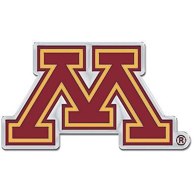 WinCraft Minnesota Golden Gophers Colored Chrome Auto Emblem