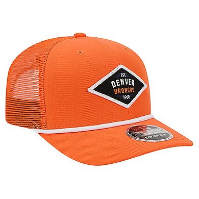 Men's New Era Orange Denver Broncos Team 9SEVENTY Adjustable Hat