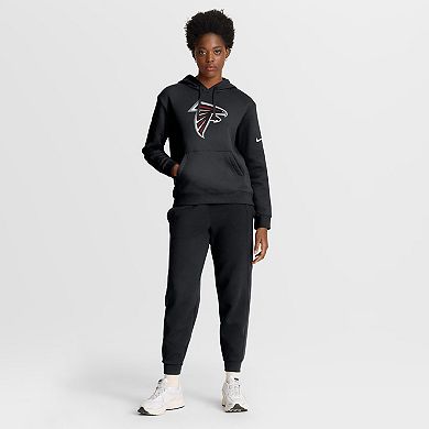 Women's Nike Black Atlanta Falcons Club Fleece Pullover Hoodie