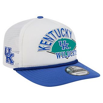 Men's New Era White Kentucky Wildcats Diamond 19TWENTY Golfer Adjustable Hat