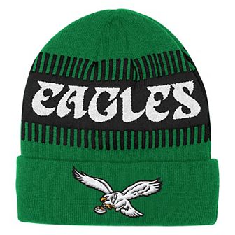 Youth Outerstuff Kelly Green Philadelphia Eagles Bright Lights Cuffed Knit Hat