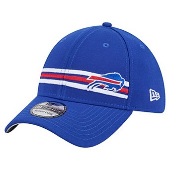 Men's New Era Royal Buffalo Bills Stripes 39THIRTY Flex Hat