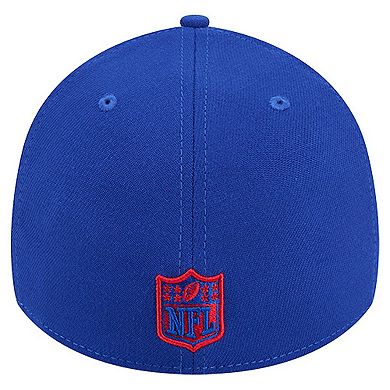 Men's New Era Royal Buffalo Bills Stripes 39THIRTY Flex Hat