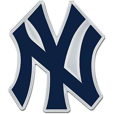 WinCraft New York Yankees Colored Chrome Auto Emblem