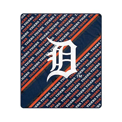 Pegasus Detroit Tigers 50" x 60" Diagonal Lined Wordmark Ultra Soft Blanket