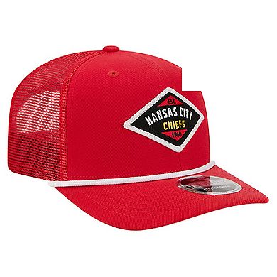 Men's New Era Red Kansas City Chiefs Team 9SEVENTY Adjustable Hat