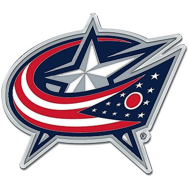 WinCraft Columbus Blue Jackets Colored Chrome Auto Emblem
