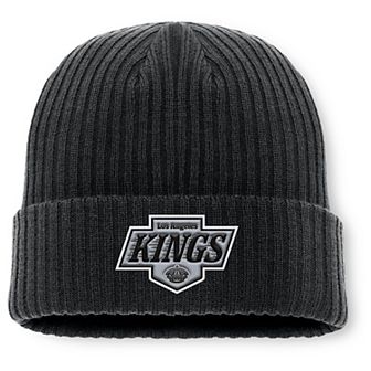 Men's Fanatics Black Los Angeles Kings Primary Logo Cuffed Knit Hat