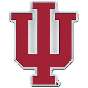 WinCraft Indiana Hoosiers Colored Chrome Auto Emblem