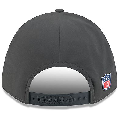 Men's New Era Charcoal Houston Texans 2025 Sideline Cold Weather 9FORTY M-Crown Adjustable Hat
