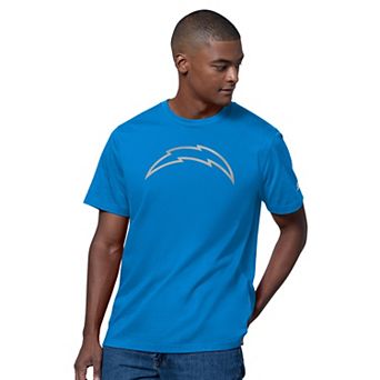 Men's Starter Powder Blue Los Angeles Chargers Thursday Night Gridiron T-Shirt