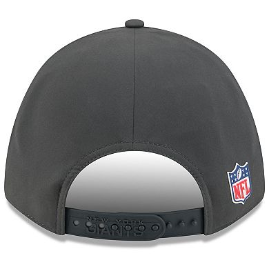 Men's New Era Charcoal New York Giants 2025 Sideline Cold Weather 9FORTY M-Crown Adjustable Hat