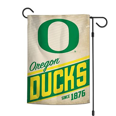 WinCraft Oregon Ducks 12" x 18" Throwback Logo Double-Sided Garden Flag