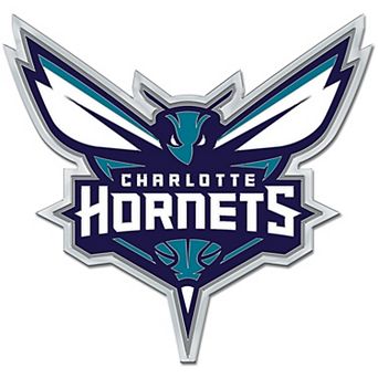 WinCraft Charlotte Hornets Colored Chrome Auto Emblem