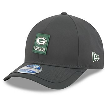 Men's New Era Charcoal Green Bay Packers 2025 Sideline Cold Weather 9FORTY M-Crown Adjustable Hat