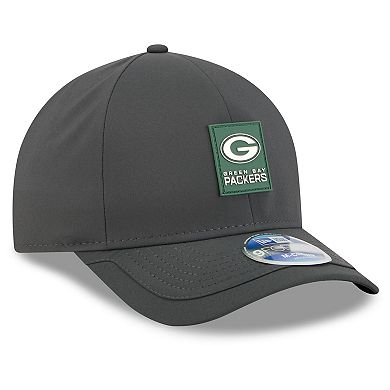 Men's New Era Charcoal Green Bay Packers 2025 Sideline Cold Weather 9FORTY M-Crown Adjustable Hat