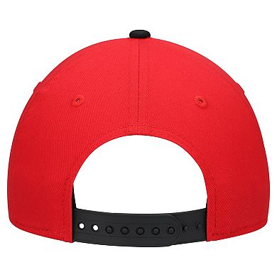 Youth New Era Red/Black Kansas City Chiefs Arch COOLERA 9FORTY A-Frame Adjustable Hat