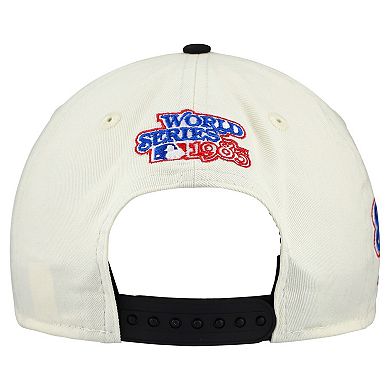 Men's New Era Cream/Black Baltimore Orioles World Series 9FORTY M-Crown A-Frame Adjustable Hat