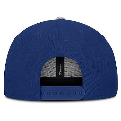 Men's Fanatics Royal Edmonton Oilers Fundamentals Loden Snapback Hat
