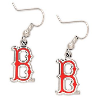 WinCraft Boston Red Sox Logo Dangle Earrings