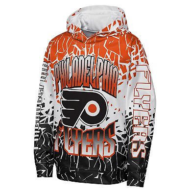 Youth Outerstuff Orange Philadelphia Flyers Frozen Frenzy Hoodie