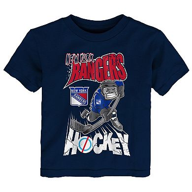 Toddler Outerstuff Navy New York Rangers One Timer T-Shirt