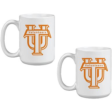 Tennessee Volunteers Two Pack 15oz. Vault Sketch Ceramic Mug Set