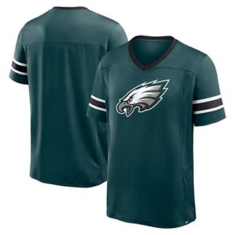 Men's Fanatics Midnight Green Philadelphia Eagles Hometown Premium Hashmark V-Neck T-Shirt