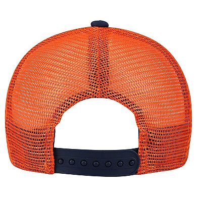 Toddler New Era White/Navy Chicago Bears Bear Streak 9FORTY A-Frame Adjustable Hat