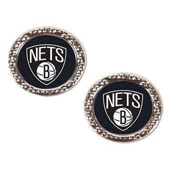 WinCraft Brooklyn Nets Round Team Post Earring