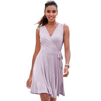 Lascana Women's Wrap Look Dress
