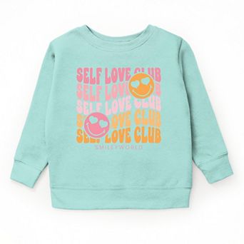 SmileyWorld Self Love Club Wave - Youth Graphic Sweatshirt
