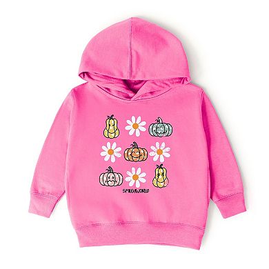 SmileyWorld Pumpkin Daisies Chart - Toddler Hoodie