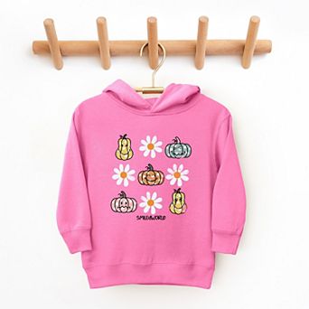 SmileyWorld Pumpkin Daisies Chart - Toddler Hoodie