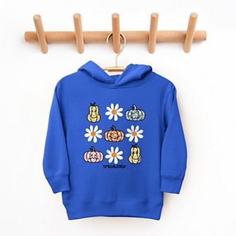 SmileyWorld Pumpkin Daisies Chart - Toddler Hoodie