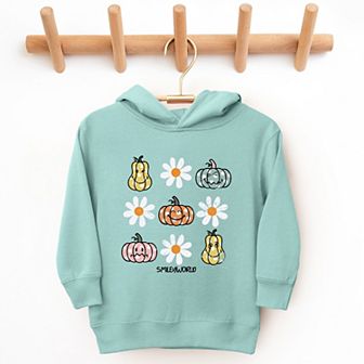 SmileyWorld Pumpkin Daisies Chart - Toddler Hoodie