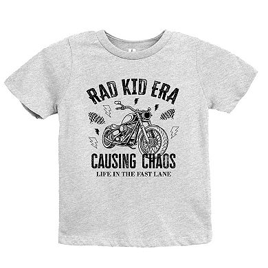Rad Kid Era Causing Chaos - Youth Short Sleeve Graphic T-Shirt