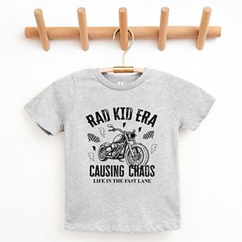 Rad Kid Era Causing Chaos - Youth Short Sleeve Graphic T-Shirt