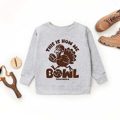 SmileyWorld This Is How We Bowl Turkey - Youth Graphic Sweatshirt