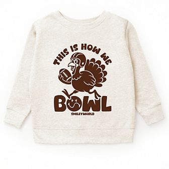 SmileyWorld This Is How We Bowl Turkey - Youth Graphic Sweatshirt
